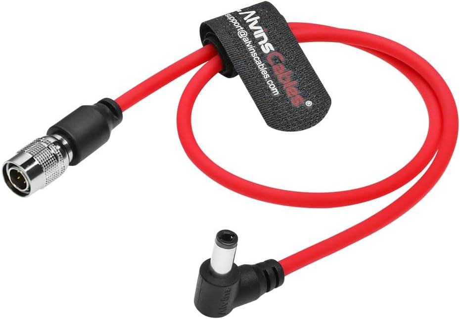 Alvin&#39;s Cables Ultra Soft DC to Hirose 4 Pin Power Cable for Sound Devices 633| 644| 688, Zoom F4|F8, ZAXCOM 45cm|17.7inches