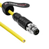 Alvin's Cables M8 5-Pin B-Code Male to Flying Lead I/O Cable for Cognex in-Sight Micro 2000, Trigger Strobe Cable for Vision System Industrial Automation, High Flex,1m/3.3ft