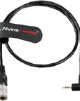 Alvin's Cables Teradek RT MK3.1 Run Stop Cable for Sony FS5 FS7 FX6 FX9, for Canon C300 C500, Hirose 4 Pin to 2.5mm LANC Cable 60CM| 23.6inches