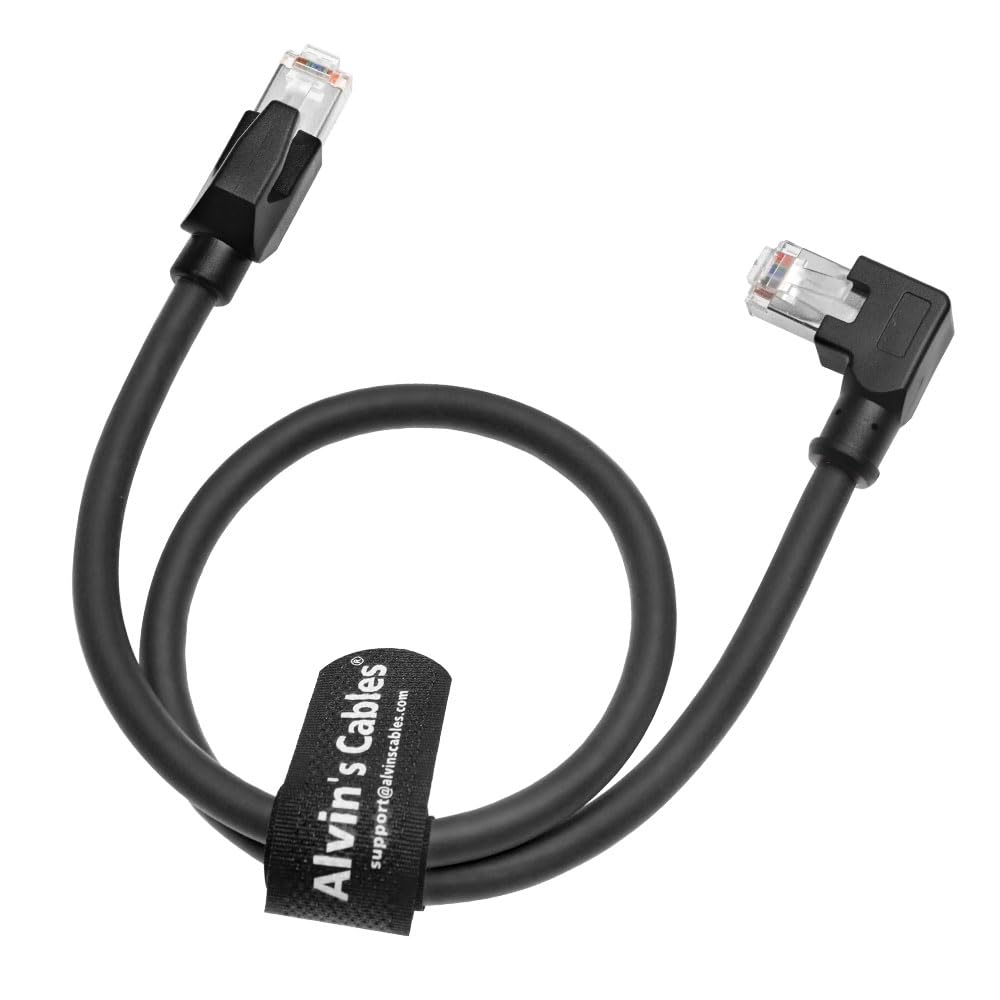 Alvin&#39;s Cables RJ45 Ethernet Cable, Cat6 Shielded Industrial Profinet Ethernet Cable High-Flex Drag-Chain High-Speed Gold-Plated Connectors for PLC, Robotics &amp; Motion Control