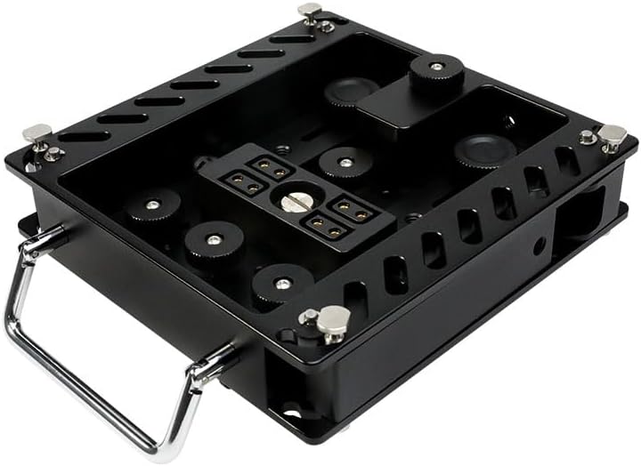 Alvins Camera Wireless Transmission Mount Holder Bracket Expansion Bracket Handle Case 1/4 Screw Fixed Image Transfer Monitor Magic Leg, Black