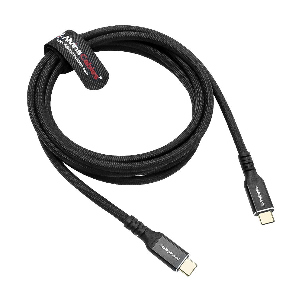 Alvin's Cables Thunderbolt 5 Cable, 3ft USB-C to USB-C Cable 120Gbps Bandwidth 240W PD Fast Charging 16K Display, Compatible with Thunderbolt 4/3,USB4, for MacBook,Docke,eGPU