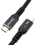 Alvin's Cables Thunderbolt 5 Cable, 3ft USB-C to USB-C Cable 120Gbps Bandwidth 240W PD Fast Charging 16K Display, Compatible with Thunderbolt 4/3,USB4, for MacBook,Docke,eGPU