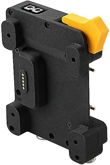 Alvin’s Cables V-Mount Battery Plate for SmallHD Ultra 5 &amp; Ultra 7 &amp; Ultra 10, Direct Contact Power Supply with 1 x D-Tap &amp; 2 x 0B 2 Pin Outputs