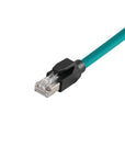Alvin's Cables IX Industrial to RJ45 Cat6A Ethernet Cable, IX30G-A-10S-CV(7.0) A Key to RJ45 Male, High Flex Drag-Chain Cable for PLC Machine Vision Industrial Automation Sensor PoE（Green）