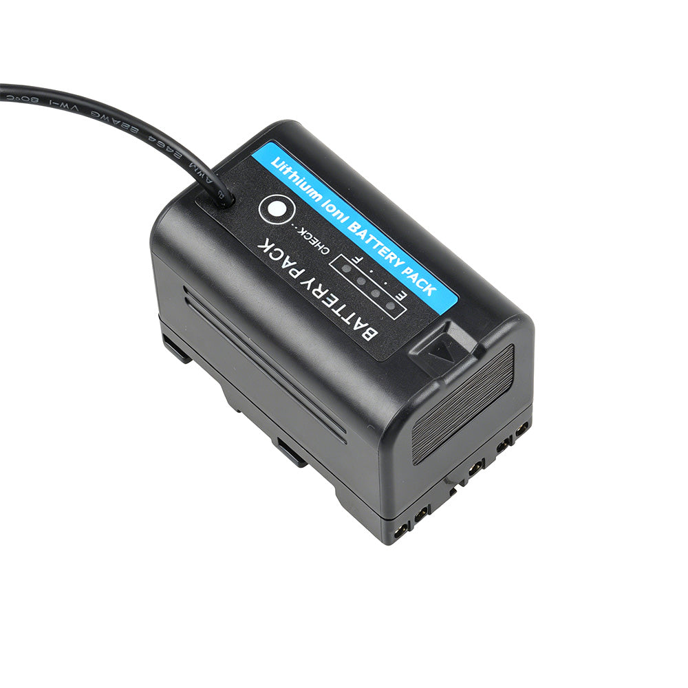 Alvin's Cables BP-U30 Dummy Battery to D-Tap Power Cable for Blackmagic Pyxis 6K/12K, Sony PXW-Z200 &amp; HXR-NX800 Camcorders, Fully Decoded Power Cord 3.9Ft