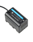 Alvin's Cables BP-U30 Dummy Battery to D-Tap Power Cable for Blackmagic Pyxis 6K/12K, Sony PXW-Z200 & HXR-NX800 Camcorders, Fully Decoded Power Cord 3.9Ft