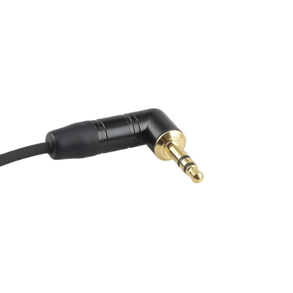 Alvin's Cables Low Profile XLR 3 Pin Female to 3.5mm TRS Right Angle Unbalanced Audio Cable for Sony FX3, Sennheiser, Rode Wireless,Powered Speaker 50cm|19.68inch