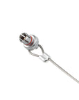 Alvin‘s Cables Dust Cap for LEMO 00B Push-Pull Connectors, FGG 00B(7.5mm) Male Plug Pin Protector Cover with Stainless Steel Tether, IP68 Metal Cap for Machine Vision & Industrial Cameras, 2 Piece