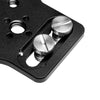 Alvin’s Cables Multifunctional Cheese Plate with 3/8 1/4 Threads, Side Mounting Plate for ARRI RED Camera with 3/8’’ Screws-A0124