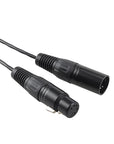 Alvin's Cables DMX Adapter Cable for Aputure Sidus One Storm 80c, 3-Pin to Dual 5-Pin XLR Male Female Y-Splitter DMX Cable 30cm 12inches