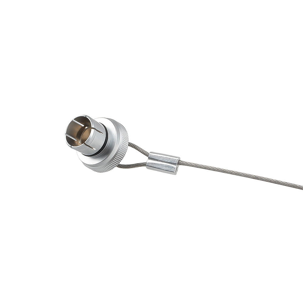 Alvin's Cables Dust Cap Compatible with LEMO 1B(12 mm) Connectors, Industrial Protective Cover with Metal Retention Wire, Dustproof, Moisture Resistant, 2 Pieces