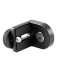 Alvin's Cables Right-Angle Camera Mounting Bracket, L-Shaped Accessory Mount with 1/4"-20 to 3/8"-16 Threads, ARRI-Style Locating Pins for Camera Cage, Cheese Plate, Wireless Transmitter
