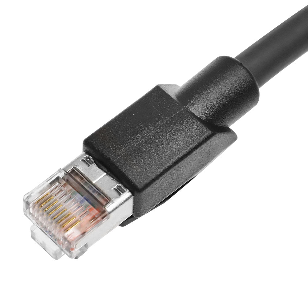Alvin's Cables RJ45 Ethernet Cable, Cat6a Shielded Industrial Profinet Ethernet Cable High-Flex Drag-Chain High-Speed Gold-Plated Connectors for PLC, Robotics &amp; Motion Control 1ft/30cm