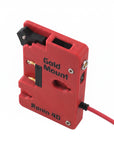 Alvin's Cables Gold Mount Battery Plate for DJI Ronin 4D, G-Mount Power Plate with D-Tap & 0B 2-Pin Outputs, Straight / Rotatable Right Angle 1B 6-Pin Power Cable, Red / Black
