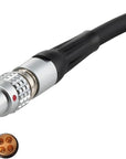 Alvin's Cables 26V Power Cable for Sony Venice Camera from MotoCrane Titan LT, 4-Pin to XLR 4-Pin Female Right-Angle Camera Power Cable 30cm|12inches