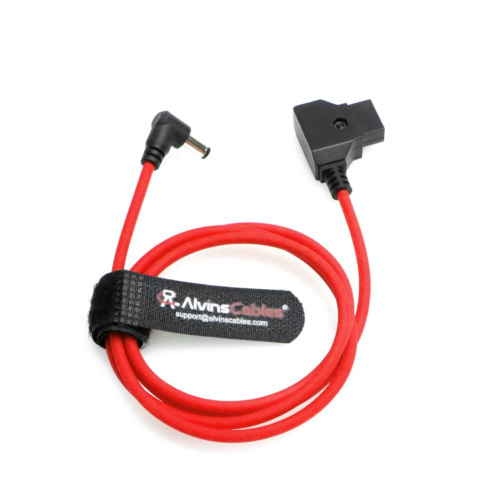 Alvin's Cables Dtap to DC Cable for Atomos Shogun,Ultra Soft D-tap to 2.1 DC Right Angle Power Cable for Blackmagic Design Video Assist,SmallHD 702,for Feelworld FW568 Monitor 60cm|23.6in