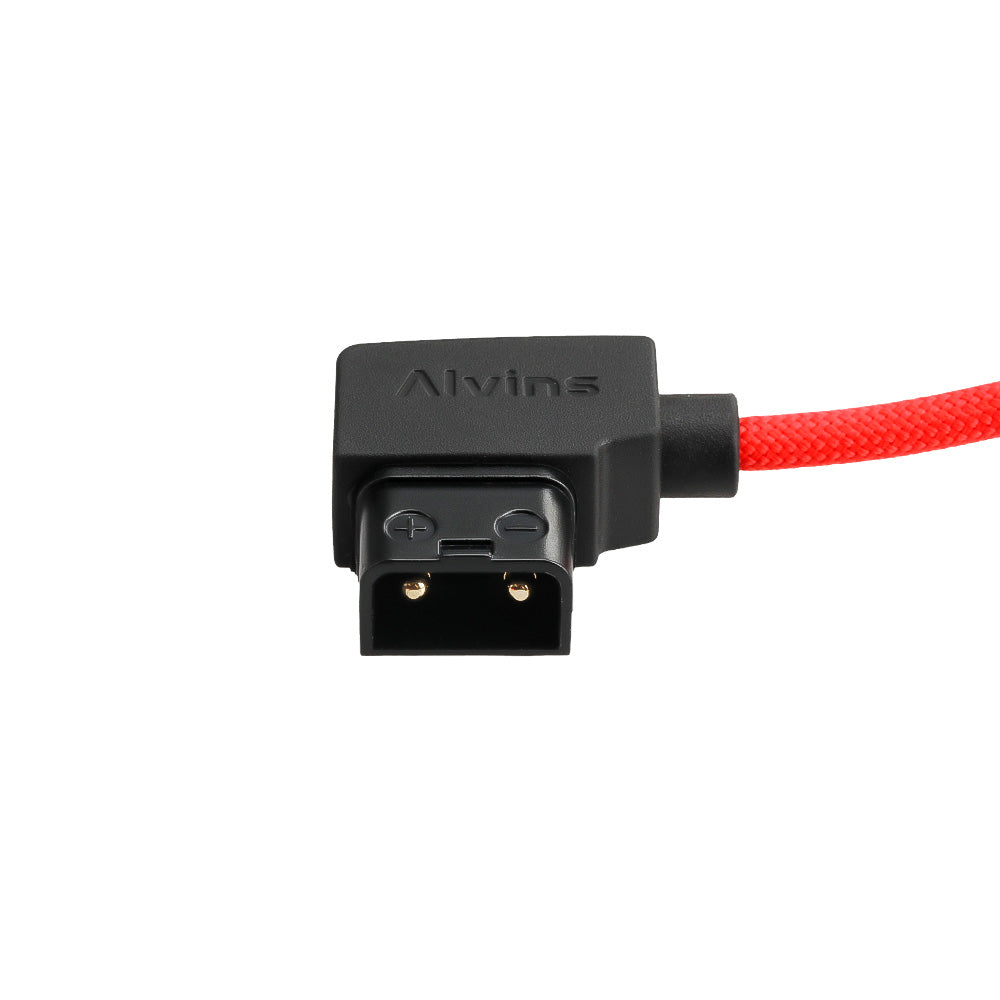 Alvin's Cables NP-FZ100 Dummy Battery to D-TAP Braided Cable, 60cm, Black