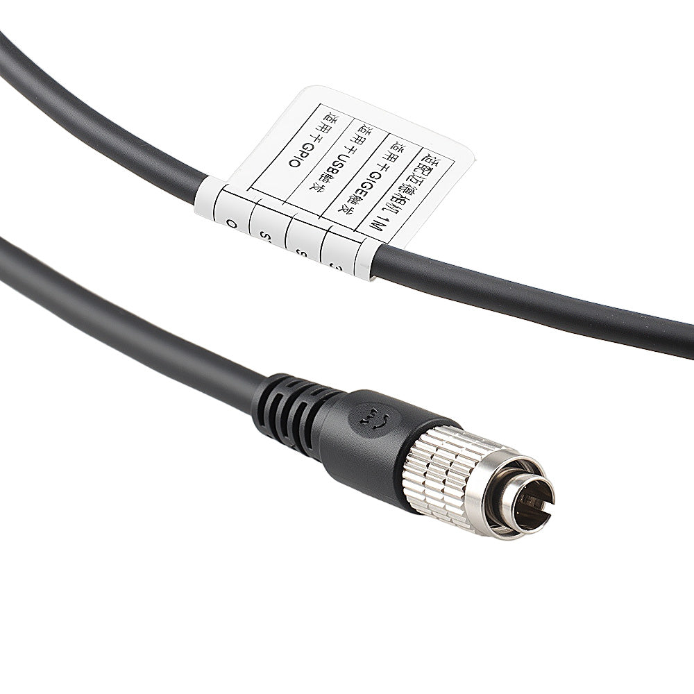 Alvin's Cables Industrial Camera IO Trigger Cable + HR25-7TP-8P Hirose 8 Pin Female Power Adapter for MindVision AVT PointGrey Basler Sony CCD GigE Camera 12V 2A (1Meter / 3.3 FT)