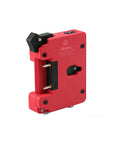 Alvin’s Cables Gold Mount Battery Plate Compatible with SmallHD Ultra 5 & Ultra 7, Direct Contact Power Supply with 1 x D-Tap & 2 x 0B 2 Pin Outputs, G-Mount System, Red