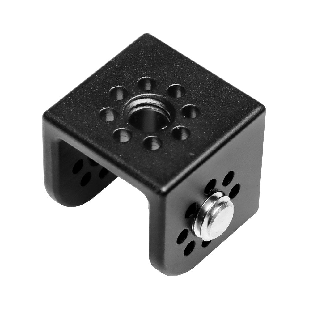 Alvin&#39;s Cables Extension Side Mounting Block with 3/8” Threads, 3-Port Square Mount for ARRI for Sony RED Camera Wireless Receiver-A0125