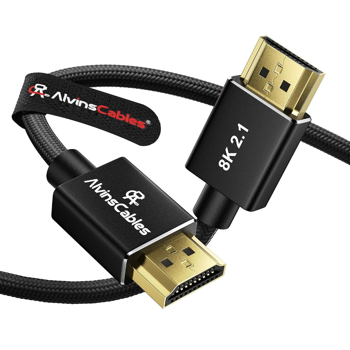 Alvin's Cables 8K Short HDMI 2.1 Cable, 48Gbps Ultra High Speed