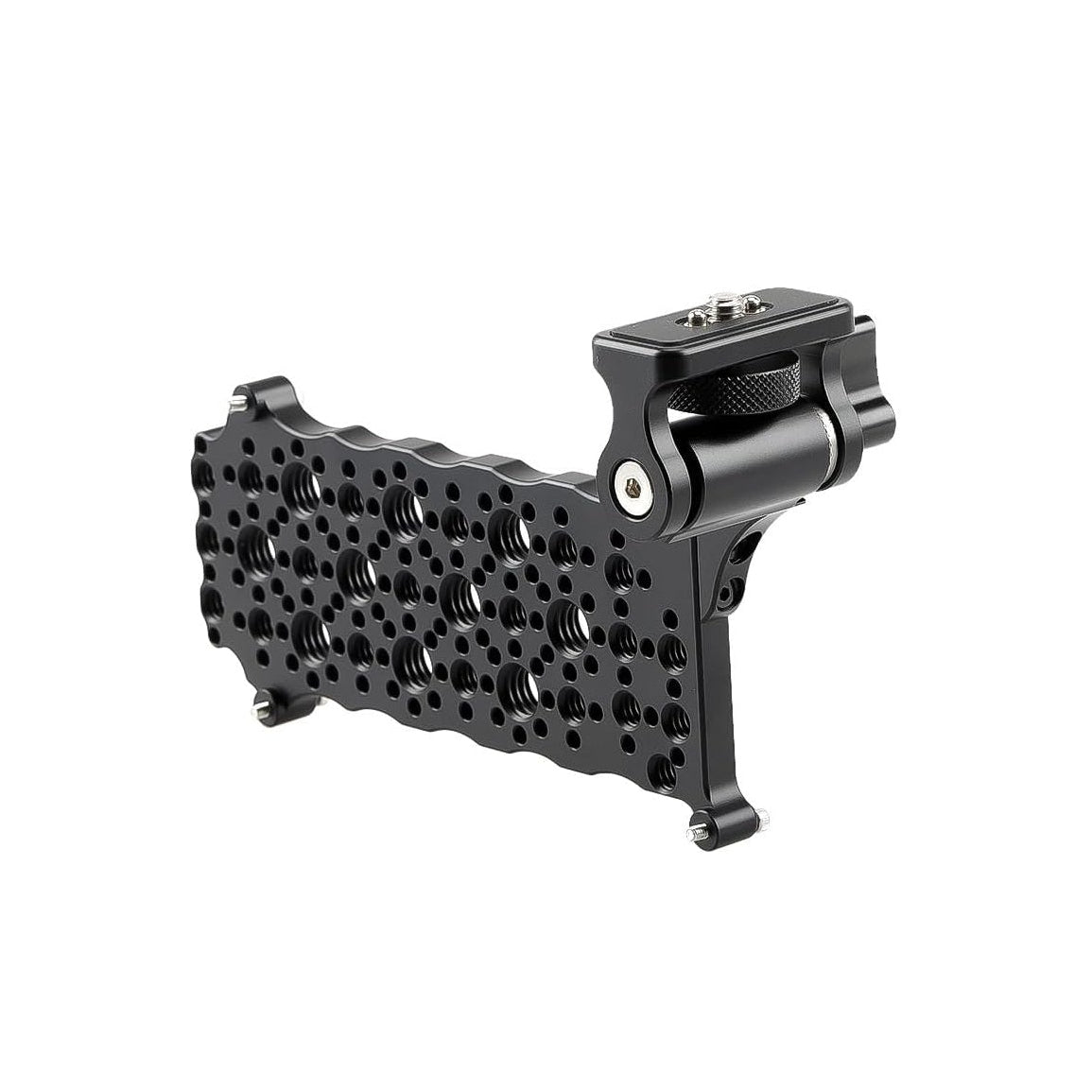 Alvin's Cables Monitor Mounting Bracket Compatible with Tilta Nucleus-M II FIZ Hand Unit, Quick-Release Back Plate with Anti-Twist 1/4"-20 Monitor Mount and 1/4"-20 3/8"-16 Accessory Threads