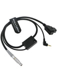 Alvin’s Cables Run Stop Cable for ARRI cforce RF| cmotion cPRO Motor for Canon C500/C300 Camera CAM 7 Pin to LANC+D-tap Cable Compatible with K2.0015757
