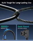 Alvin's Cables BMPCC4K to D Tap Power Cable for Blackmagic Pocket Cinema Camera 4K Gold Mount V Mount Battery Weipu 2 Pin Female to P Tap