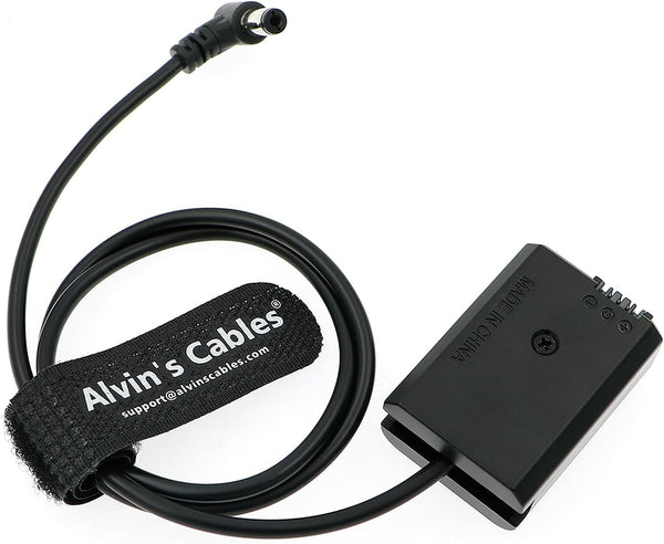 Alvin's Cables NP-FW50 Dummy Battery to DC Right Angle Power Cable for Sony A7 A7II A7R A7RII A7S A7SII A5000 A5100 A6000 A6100 A6300 A6400 A6500 A6600 Cameras 60CM