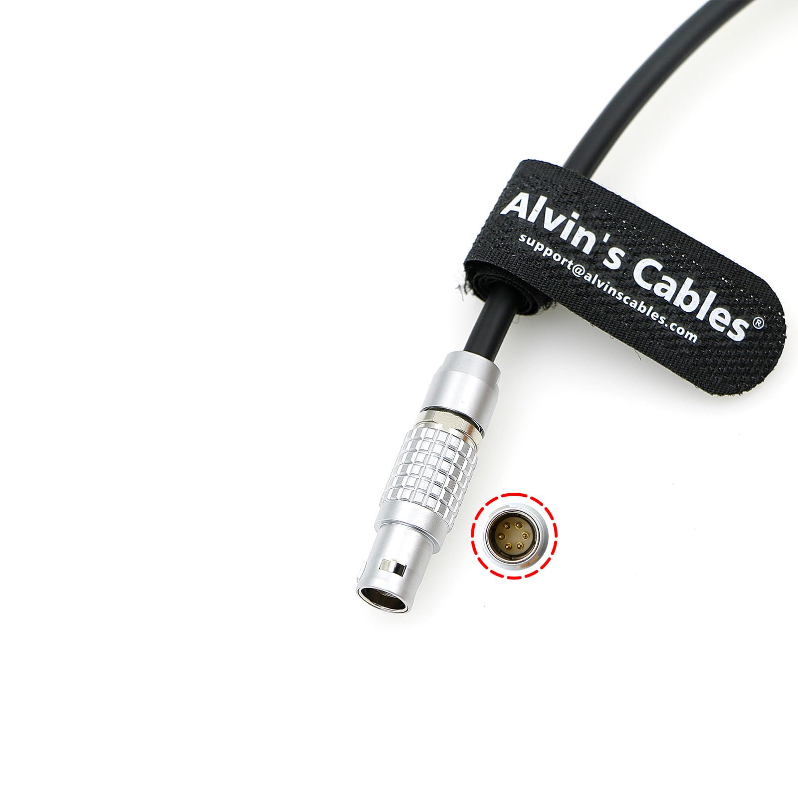 Alvin’s Cables Preston 4742 Control Cable for CineTape Measure to Preston MDR-3| MDR-4 6 Pin to 4 Pin 60cm| 23.6in