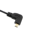 Alvin's Cables Micro HDMI to HDMI Cable 8K60P High-Speed 2.1 for Sony a7 IV FX30 ZV-E10, for Canon R5C R5 R6, Atomos Shinobi Ninja V, 45cm/17.7in, Right Angle Micro HDMI