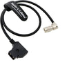 Alvin’s Cables Rotatable Right Angle Hirose 4 Pin Male to D-tap Power Cable for Sound Devices 688 644 633 MixPre-10 ii, Zoom F4 F8 F8N Recorder 50cm/19.7in