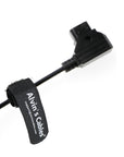 Alvin's Cables D-Tap to NP-FM500H Dummy Battery Power Cable for ARRI WCU-4 Hand Unit Coiled Cable Compatible with Sony DSLR A500 A550 A560 A580 A700 A850 A900 Alpha SLT A58 A65 A65V A77 Cameras
