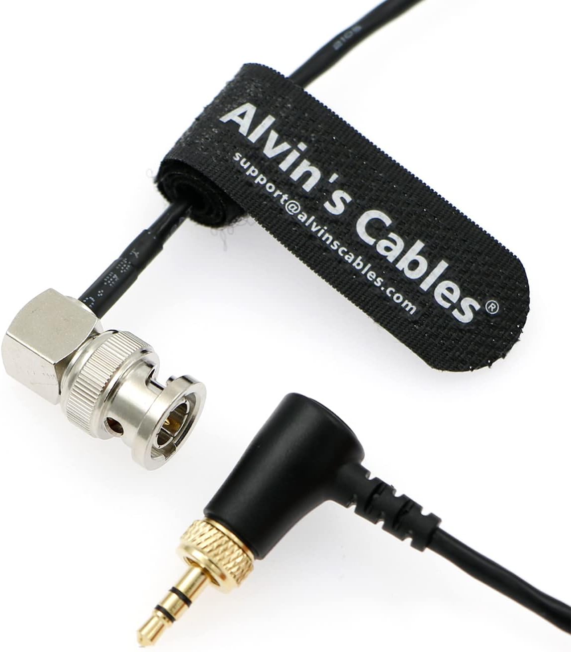 Alvin’s Cables 3.5mm TRS to BNC Timecode Cable for Canon C70 for Sony F55 FX9, Zaxcom, Zoom F4| F8| F8n from Deity Tentacle Sync Timecode Generator Box 50CM|19.7inches