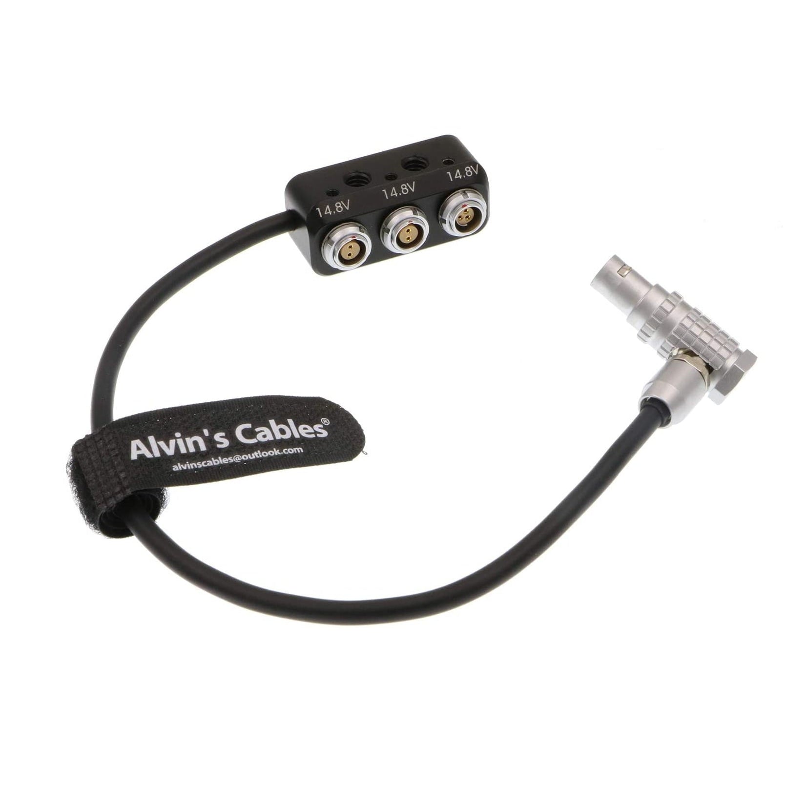 Alvin's Cables Run Stop Power Cable Arri Alexa Mini EXT 7 Pin to RS 3 Pin and 2×2 Pin 1 to 3 Power Splitter Box for ARRI Alexa RED Teradek