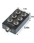 Alvin's Cables 4 Pin Hirose HR10A-7R-4S Splitter Box for Sound Devices 688 633 Zoom F8 Adapter