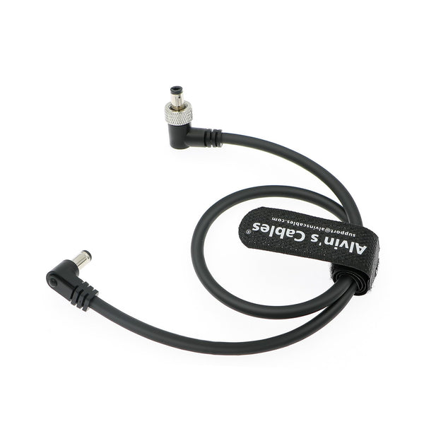 Alvin's Cables Right Angle DC to Locking DC Power Cable for SmallHD 702, Atomos Ninja V, Video Devices PIX-E7 PIX-E5 Monitor,Hollyland Mars 400s 45cm| 18inches