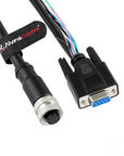 Alvin’s Cables Control Cable for Keyence SR-X AI Barcode Reader, M12 A-Code 12 Pin Female to DB9 Female Replacement for OP-88681 OP-88682 OP-88683, High Flex Drag Chain