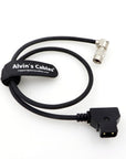 Alvin’s Cables Rotatable Right Angle Hirose 4 Pin Male to D-tap Power Cable for Sound Devices 688 644 633 MixPre-10 ii, Zoom F4 F8 F8N Recorder 50cm/19.7in