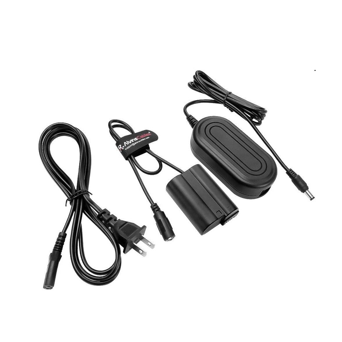 Alvin’s Cables EN-EL15 Dummy Battery EP-5B AC Power Adapter Charger Kit for Nikon Z8 Z7 II Z7 Z6 III Z6 II Z6 Z5 D850 D810 D800 D800E D780 D750 D7500 D7200 D7100 D7000 D610 V1 Camera 13ft| 4m