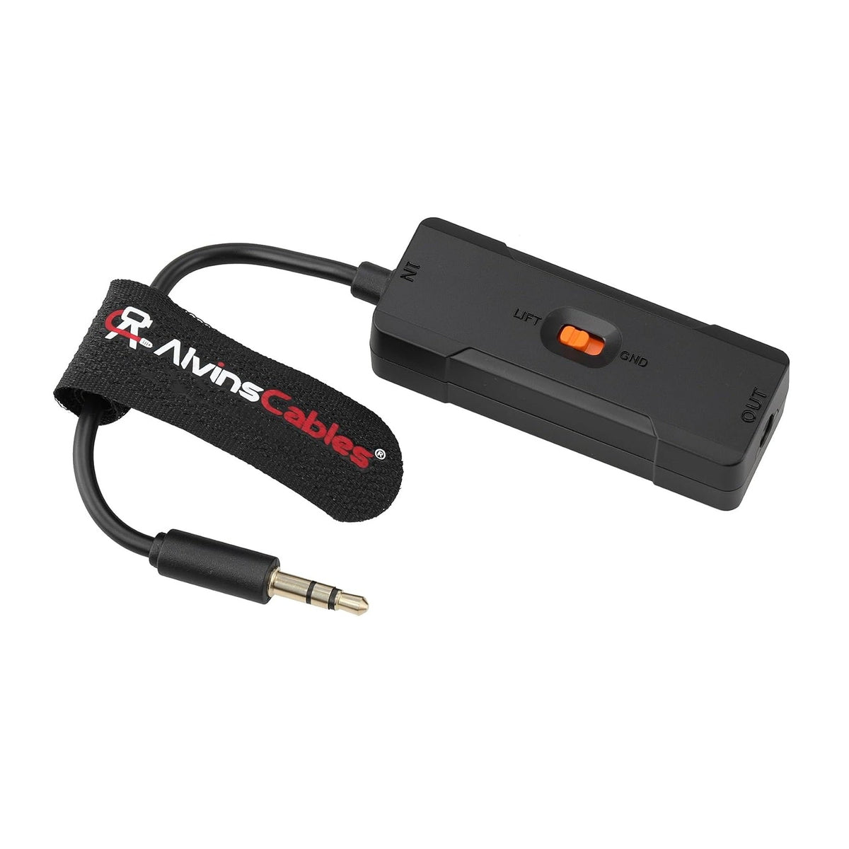 Alvin's Cables Ground Loop Isolator with 3.5mm TRS Audio Cable, 18cm/7.1 in
