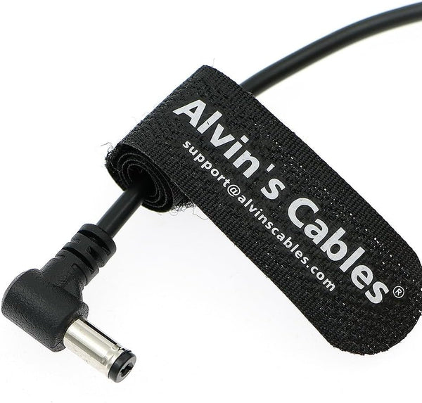 Alvin's Cables NP-FZ100 Dummy Battery to DC Right Angle Power Cable for Sony A7III A7RIII A7RIV A7RV A7C A7CII A7CR A7SIII A9 A9II A9III A1 A6600 A6700 Cameras 60CM|23.6in
