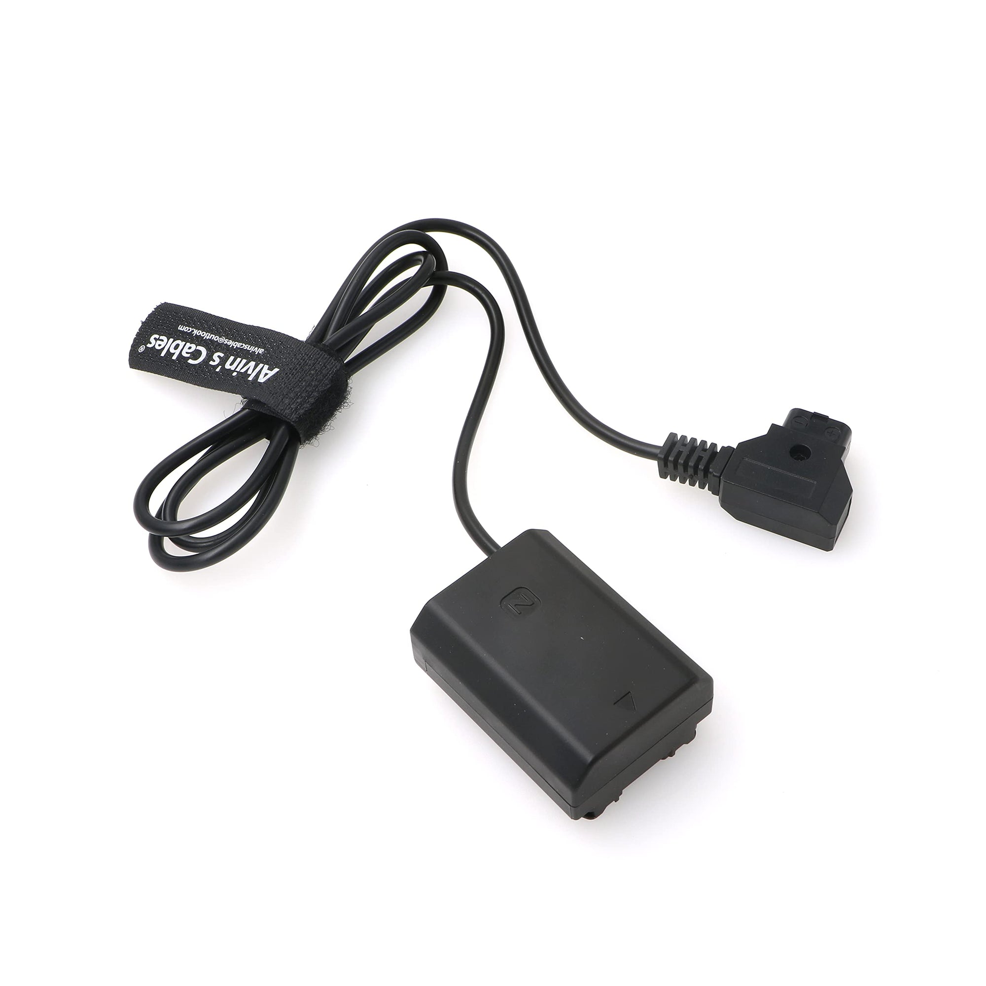 Alvin's Cables NP-FZ100 Dummy-Battery to Dtap Power Cable for Sony A7III A7R A9 ILCE-9 FX3 Digital Camera