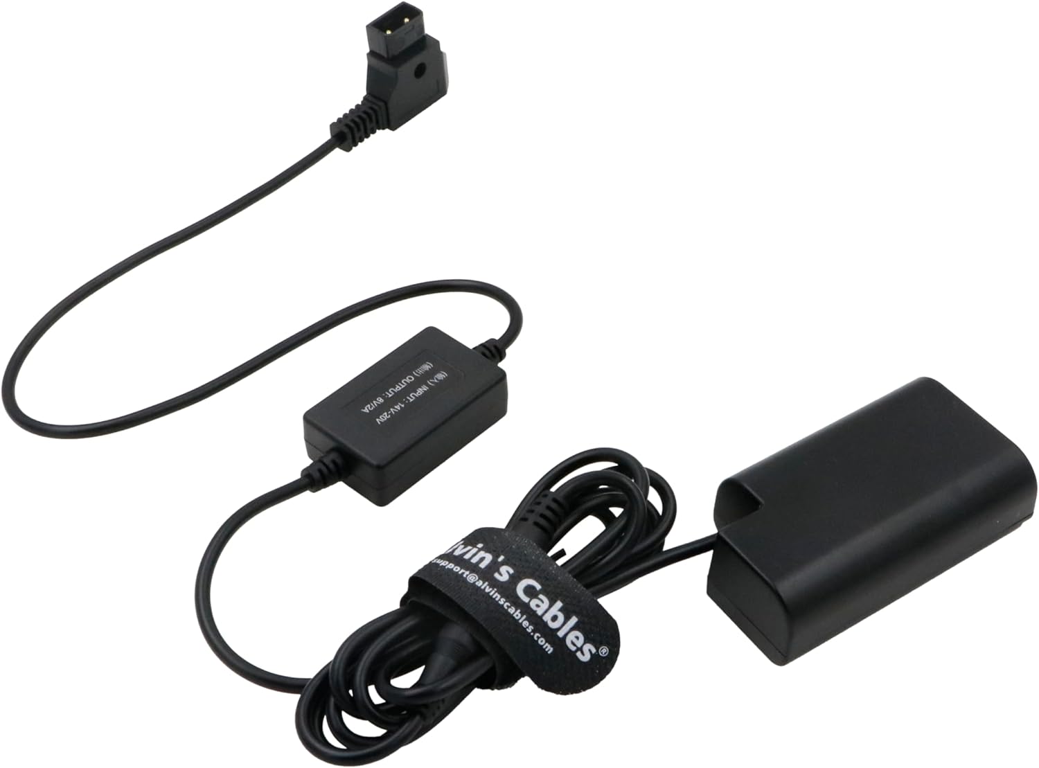 Alvin’s Cables DMW-DCC16 DMW-BLJ31 Dummy Battery to D-tap DC Coupler Power Cable for Panasonic Lumix S1 S1M S1R S1RM S1H Mirrorless Cameras