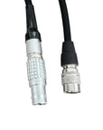 Alvin's Cables HR10A-7P-6S Hirose 6 Pin Female to 1B 8 Pin Male with Red Boot Cable 6ft
