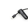 Alvin's Cables PD USB-C Type-C to Lock DC 12V Coiled Power Cable for Blackmagic Video Assist| Atomos Shogun| SmallHD| Feelworld Monitor