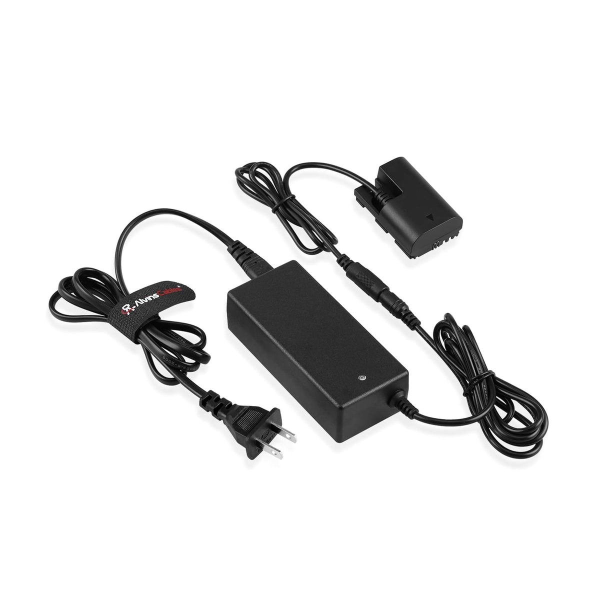 Alvin’s Cables LP-E6P Dummy Battery AC Power Adapter Charger Kit for Canon EOS R5 R5C R6 R7 5DS 6D 70D 80D 90D 5D Mark II/III/IV 6D Mark II/ R6 Mark III/ 7D Mark II Camera 13ft| 4m