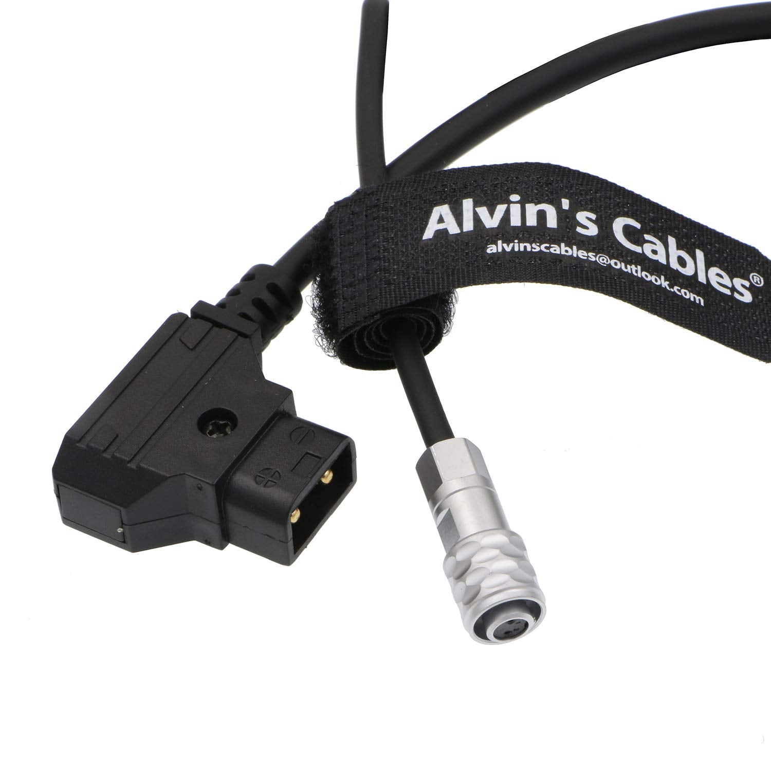 Alvin's Cables BMPCC4K to D Tap Power Cable for Blackmagic Pocket Cinema Camera 4K Gold Mount V Mount Battery Weipu 2 Pin Female to P Tap