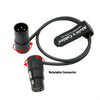 Alvin's Cables Rotatable Low-Profile XLR 3 Pin Male to Female Cable Original Connector Balanced Microphone Audio Cord